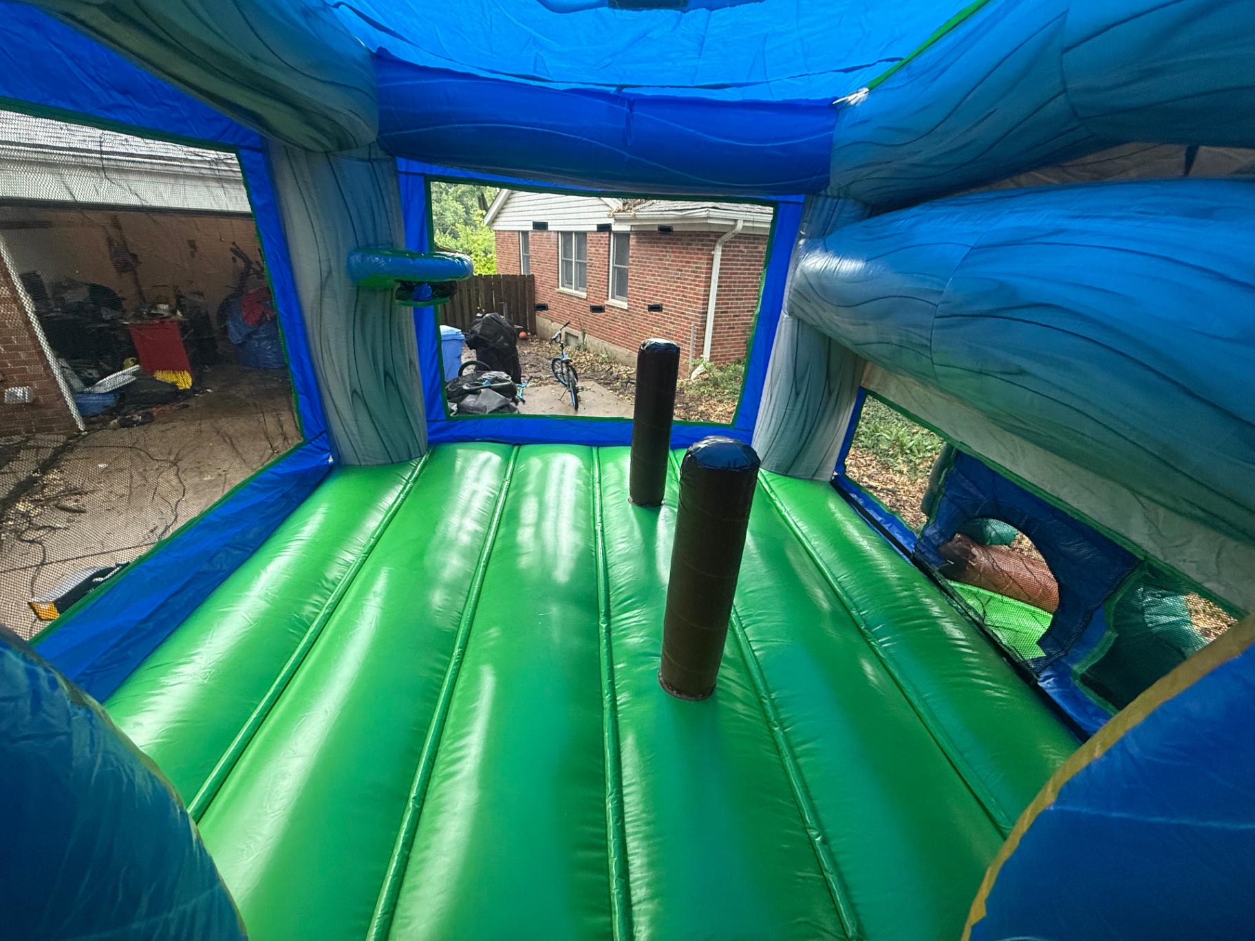 T-Rex Dinosaur Water Slide Bounce House Combo Rental photo 8