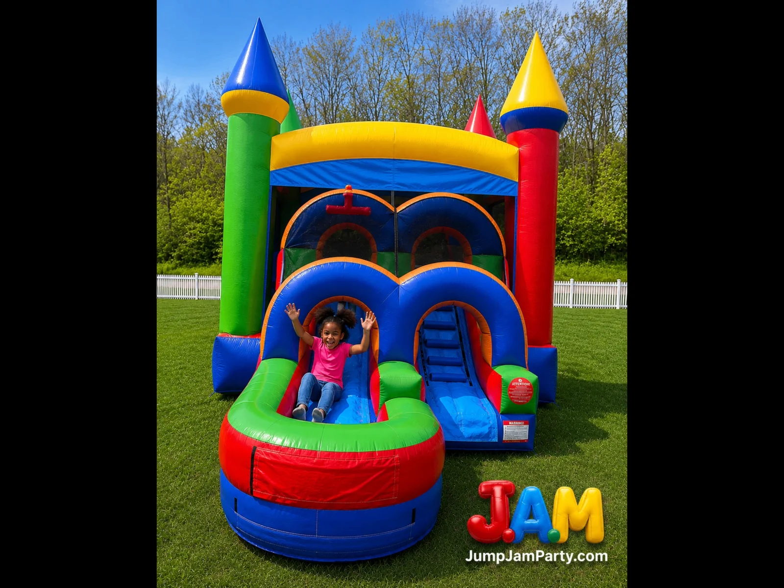 Large Water Slide Bounce House Combo — Ultimate Splash
