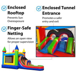 Rainbow20Bounce20house203 1740796114 RAINBOW BOUNCE HOUSE COMBO